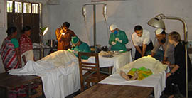 Hassan Ali Timothy Joseph aiding surgery